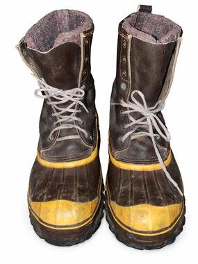 VTG LaCrosse Men's 12 Duck Boot Waterproof Insulated Leather Work Winter Brown